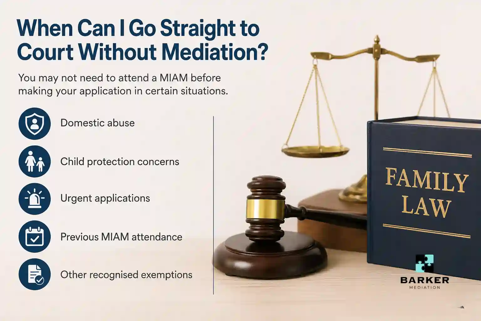 When Can I Go Straight to Court Without Mediation Wokingham?